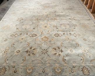 POTTERY BARN PERSIAN STYLE RUG | "Gabrielle Persian Style Rug" by Pottery Barn with allover pattern, 100% wool pile, with Woolmark and Kaleen labels; 10 x 14 ft. 