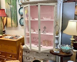 Painted China Cabinet