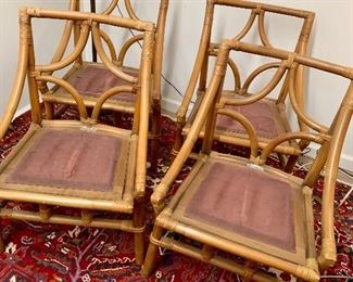 Set of 4 Ficks Reed Co. Chairs