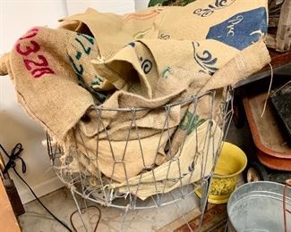 Burlap Coffee Bags