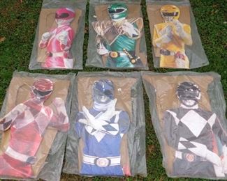 1994 SABAN ENTERTAINMENT: MIGHTY MORPHIN POWER RANGERS STANDEES - #122 JASON LEE SCOTT, #123 ZACK TAYLOR , #124 TRINI KWAN, #125 KIMBERLY HART, #126 BILLY CRANSTO, #138 TOMMY OLIVER