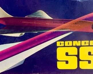 SEALED MPC CONCORDE SST MODEL AIRPLANE KIT