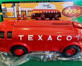 TEXACO GASOLINE TANKER COIN BANK MIB 1934