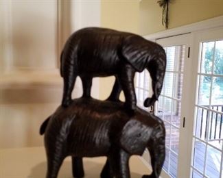 Cast iron elephants