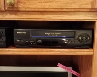 Panasonic VHS player with remote 