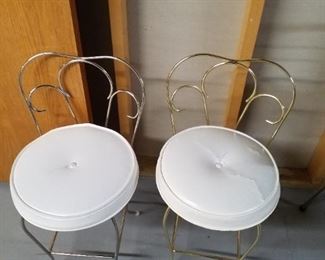 2 vanity stools