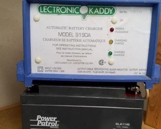 Battery and battery charger 