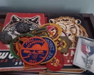 Cub and Boy scout items