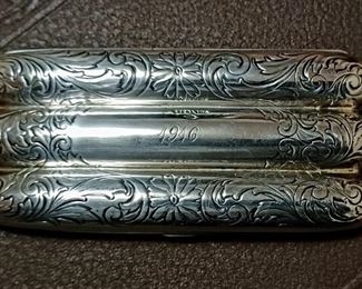 Sterling cigar case