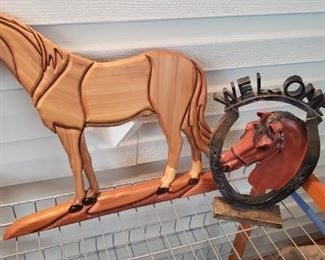 Wood horse