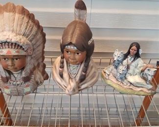 Native American ceramic figurines
