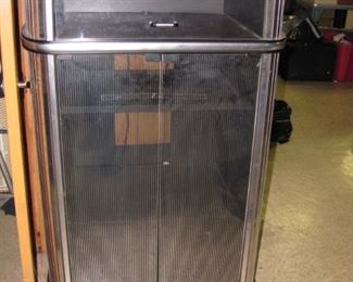 70's sound system cabinet