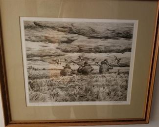 Framed print -,duck hunters
