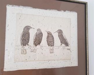 Print - starlings