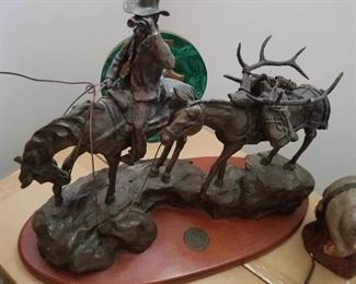 Cowboy sculpture by Steven Herrero