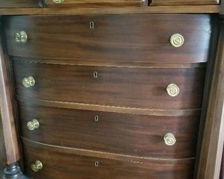 Empire style chest of drawers