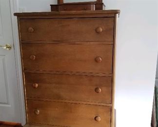 Chest of drawers and shaving stand