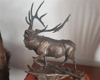 Bronze elk