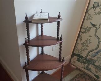 Corner what not stand