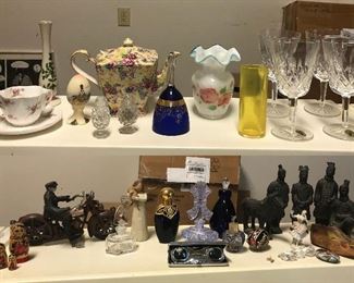 Waterford, perfume, figurines