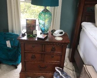 Nightstand, Lamp