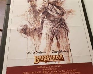 1982 Barbarosa Willie Nelson Gary Busey Movie Poster
