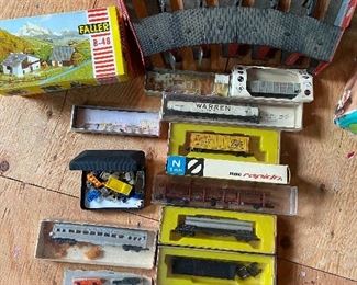A very small sampling of train cars