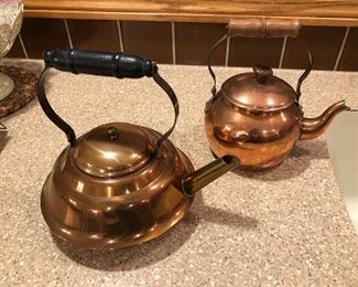 Copper kettles