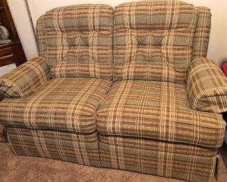 Lazy Boy loveseat with 2 recliners