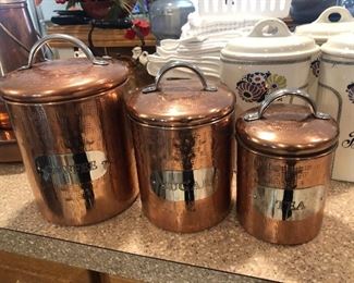 Copper canisters