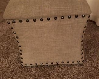 Upholstered foot stool