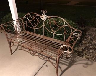 Metal bench