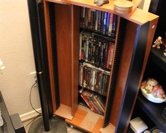 Cabinet for CD's or Movies. Also the cabinet is FULL