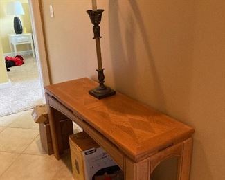 Oak sofa table