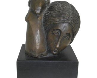 Alvar Sculpture Indian with Bird