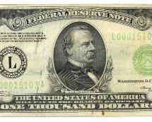 $1000 bill