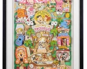Fazzino Rock Vegas 3D Serigraph