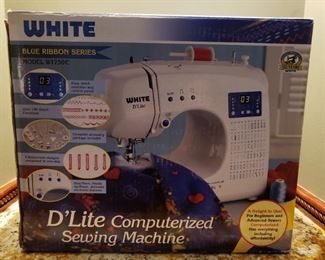 White D'Lite Computerized Sewing Machine
