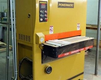 2005 Powermatic 37" Wide Belt Sander, Model WB-37, 20HP With Digital Read Out, 3 Phase