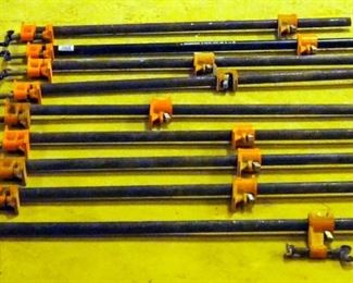 Pony 32" Bar Clamps, Qty 9