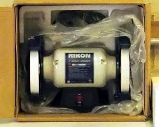 Rokin 8" Slow Speed Bench Grinder, Model 80-805, New In Box