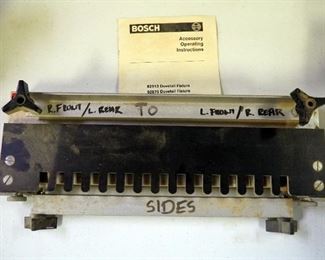 Bosch Dove Tail Fixture, Model 82913