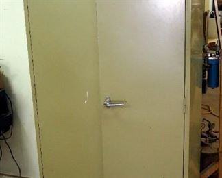 Anderson Hickey Furniture Company 2 Door Metal Storage Cabinet, 72" x 36" x 18"