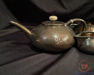Vintage KALO STERLING Silver Teapot Set