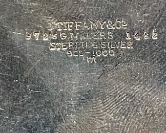 1900's TIFFANY & CO STERLING Perfume Flasks, Trinket Boxes, Brushes, Mirror, Handkerchief Holder, and Soap Holder