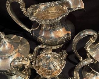 Large STERLING Silver Coffee / Teapots and Pitchers