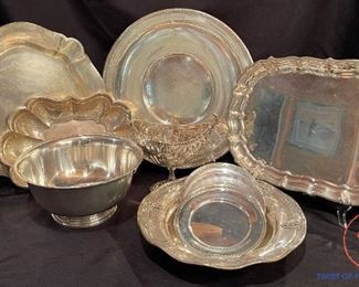 Large STERLING Silver Serving Pieces