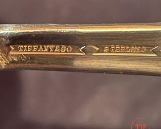 TIFFANY & CO "Tomato Vine" Pattern STERLING Silver Soup Ladle