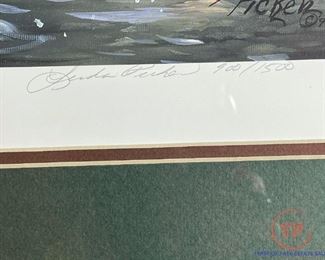 Signed Limited Edition Framed Print "Too Close For Comfort" by Linda Picken