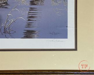 Signed Limited Edition Framed Print "Backwater Pintails" by Neal Anderson